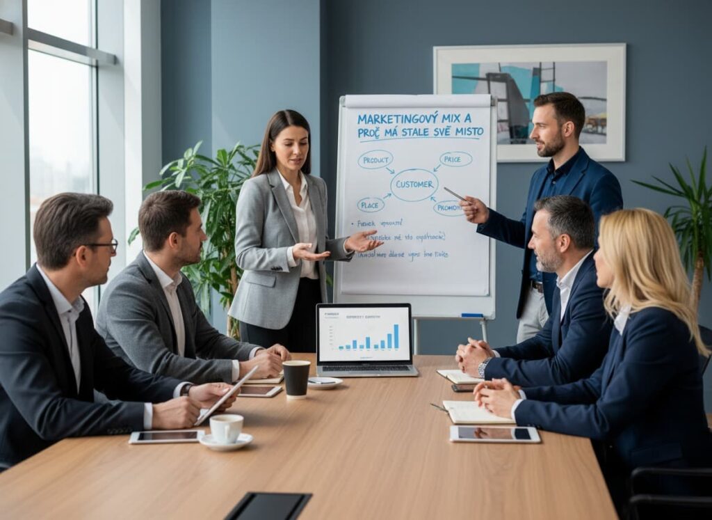 Náhledový obrázek pro blog Marketingový deník k tématu, proč má v marketingu stále své místo marketingový mix a kdy o marketingová mix jde a kdy nikoliv.