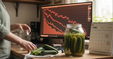 Náhledový obrázek pro blog Marketingový deník k tématu, okurkové sezony v marketingu a jak s ní naložit.