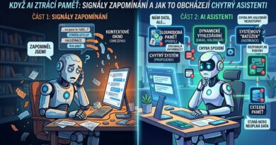 Náhledový obrázek pro článek o tom, ja kto vypadá když AI zapomíná, proč je to důležité a jak to obchází AI agenti, i když zapomínají stejně.